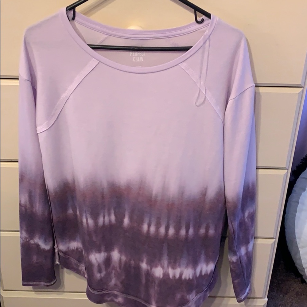 Long sleeve tie-dye